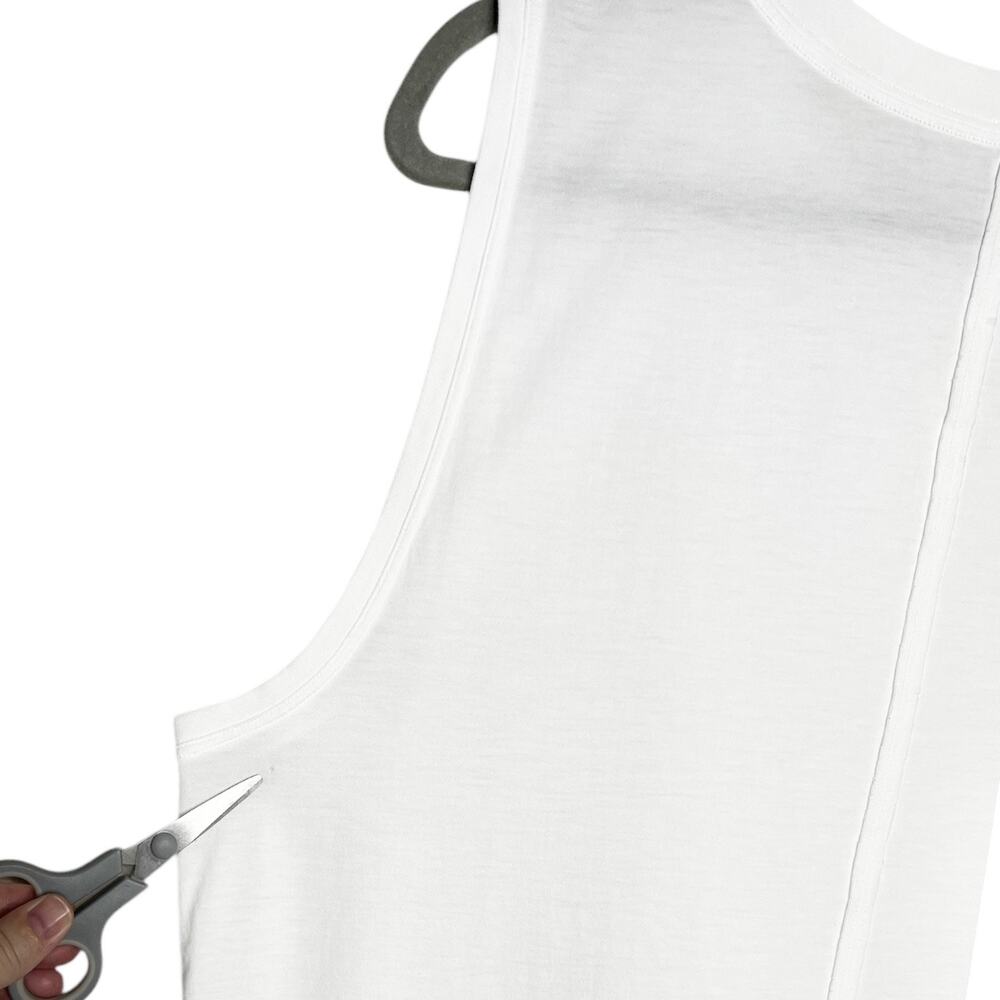 Lululemon All Yours Tank Top Sleeveless Stretch Cotton Breathable In White 12 - Picture 9 of 9